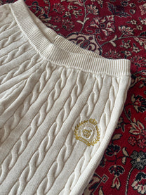 Cable Knit Pants - detail