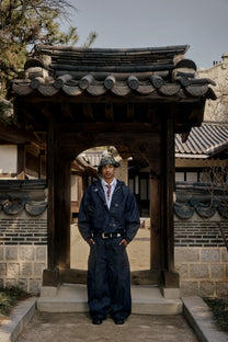 Okayama Blue Raw Denim Clasp Jacket