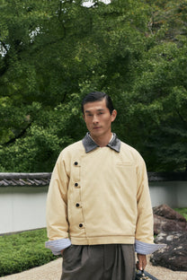 15oz Beige Canvas Workwear Jacket
