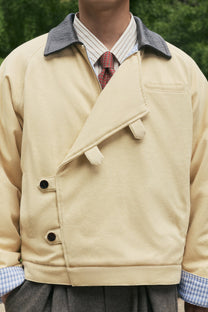 15oz Beige Canvas Workwear Jacket
