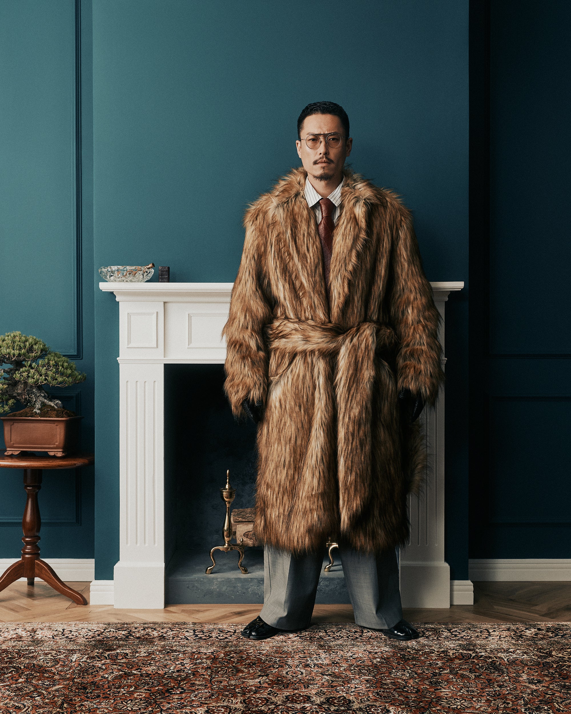 Mink Blend Fur Trench Coat – Shinzo Brand EU