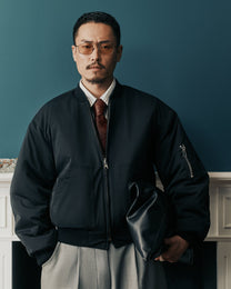 Japanese Wool Reversible Bomber Jacket