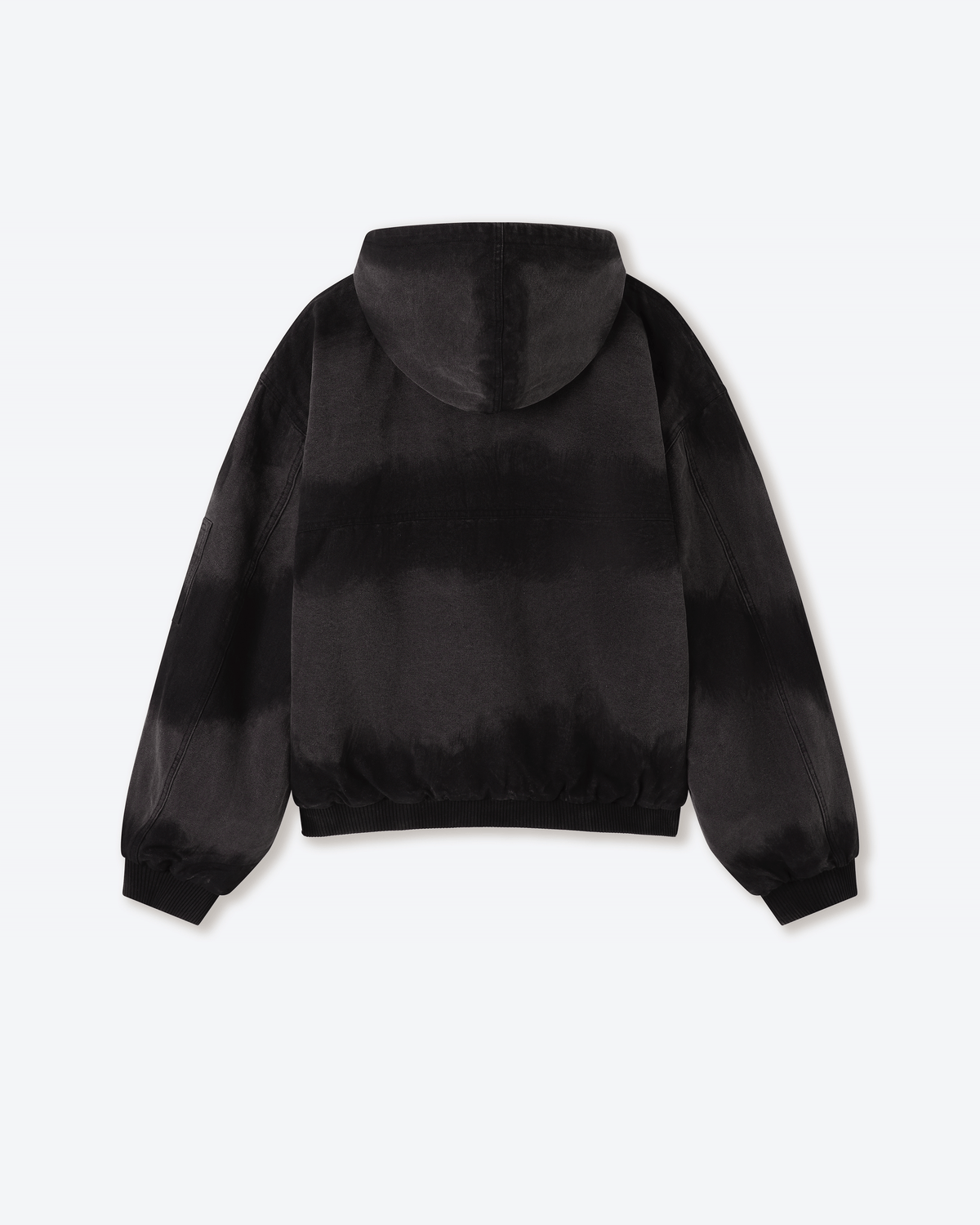 Shige Black Canvas Clasp Bomber Jacket