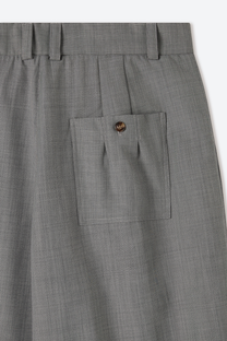 Ash Japanese Wool Balloon Trousers