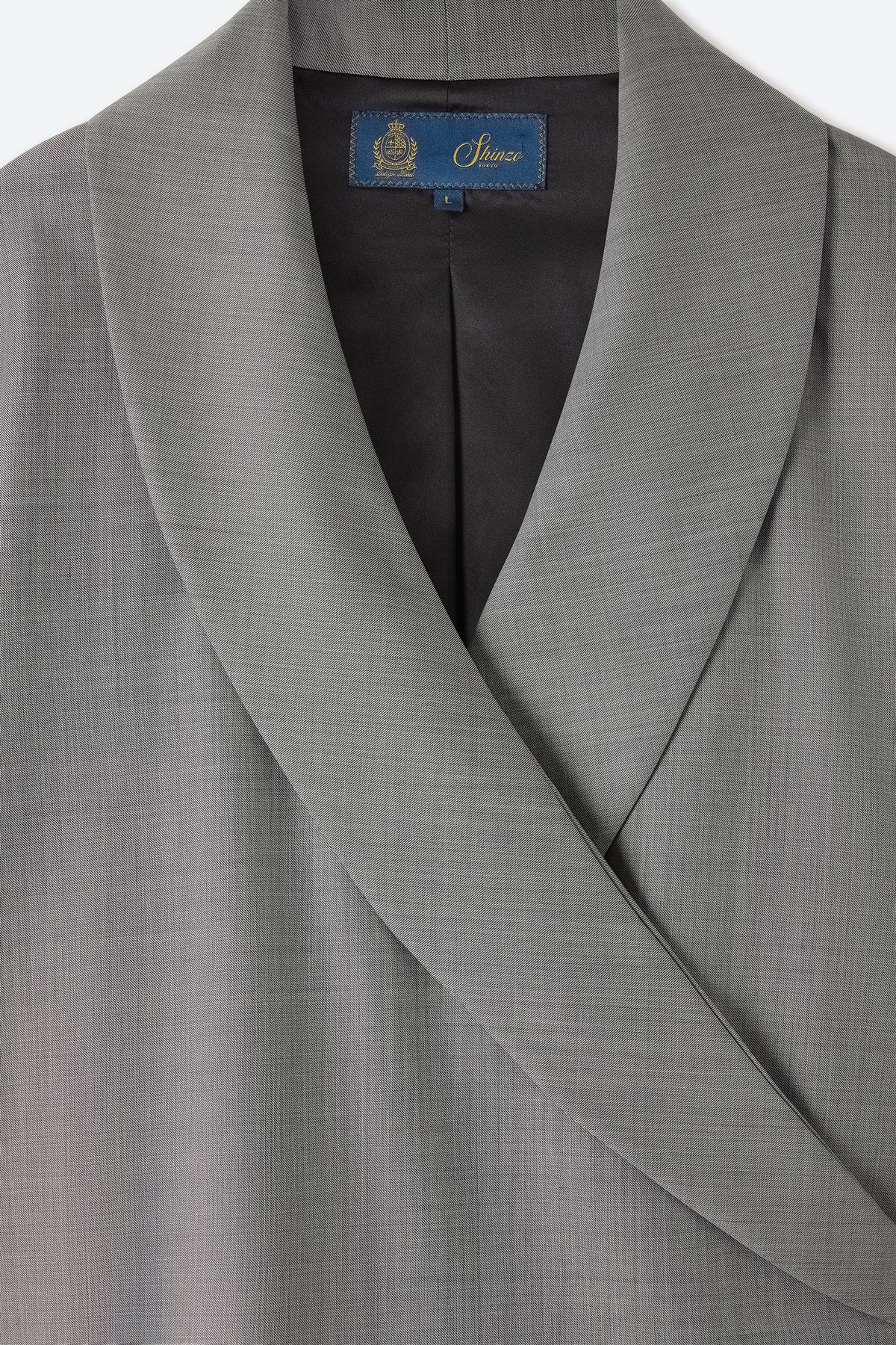 Ash Japanese Wool Kimono Blazer