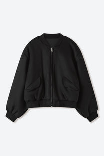Japanese Wool Reversible Bomber Jacket