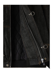 Okayama Raw Black Denim Clasp Jacket