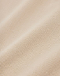 Double Waist Beige Wool Pants