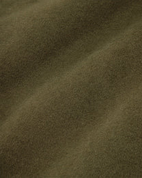 Green Wool Clasp Trench Coat