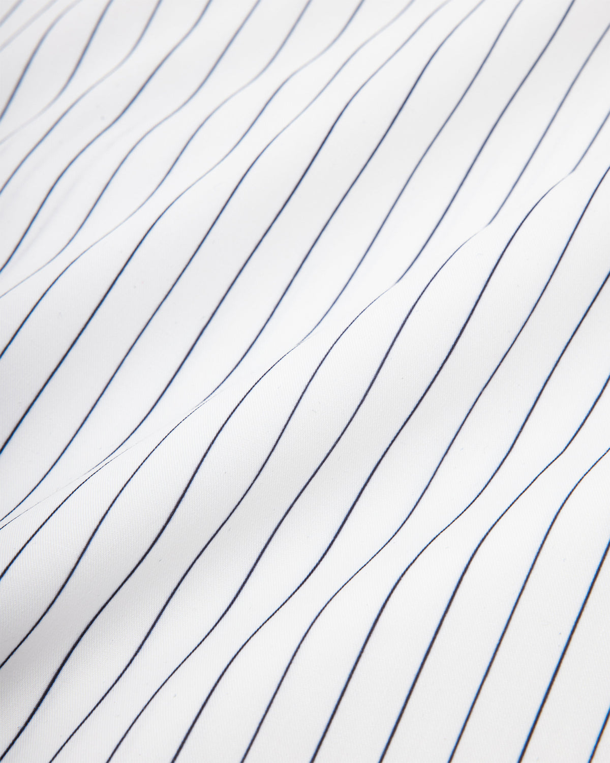 Sūtsu White Pinstripe Button Up Shirt