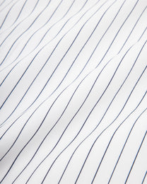 Sūtsu White Pinstripe Button Up Shirt