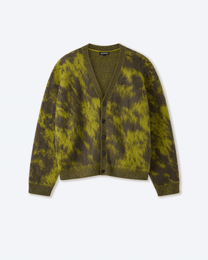 Wagara Green Mohair Cardigan