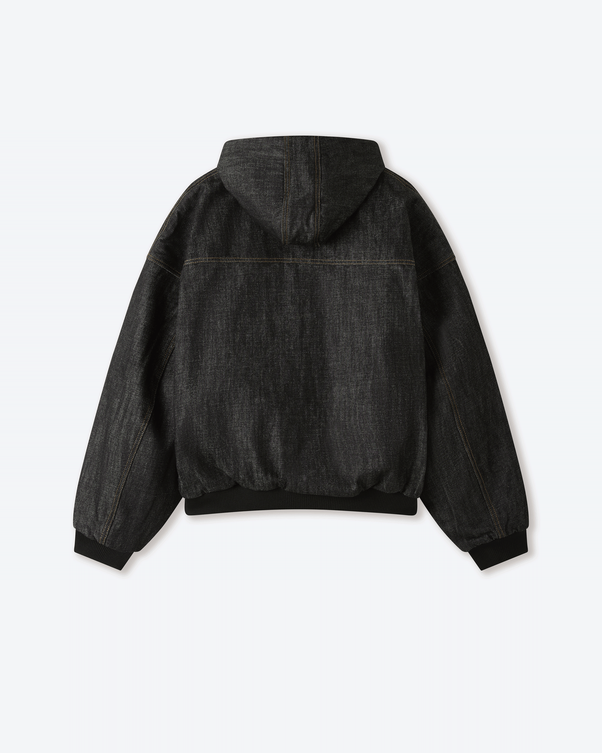 Okayama Raw Black Denim Clasp Jacket