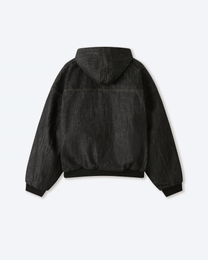 Okayama Raw Black Denim Clasp Jacket