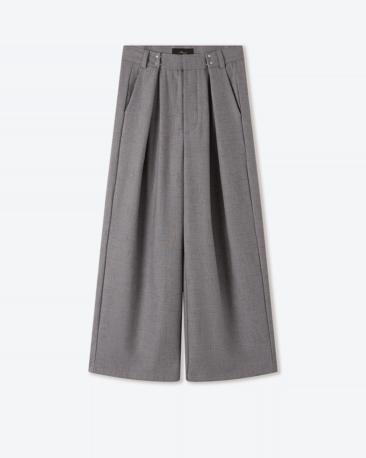 Granite Mélange Slub Trousers