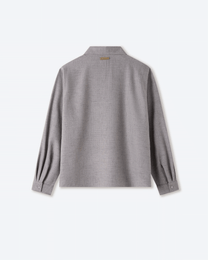 Granite Mélange Slub Button Up