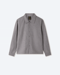 Granite Mélange Slub Button Up