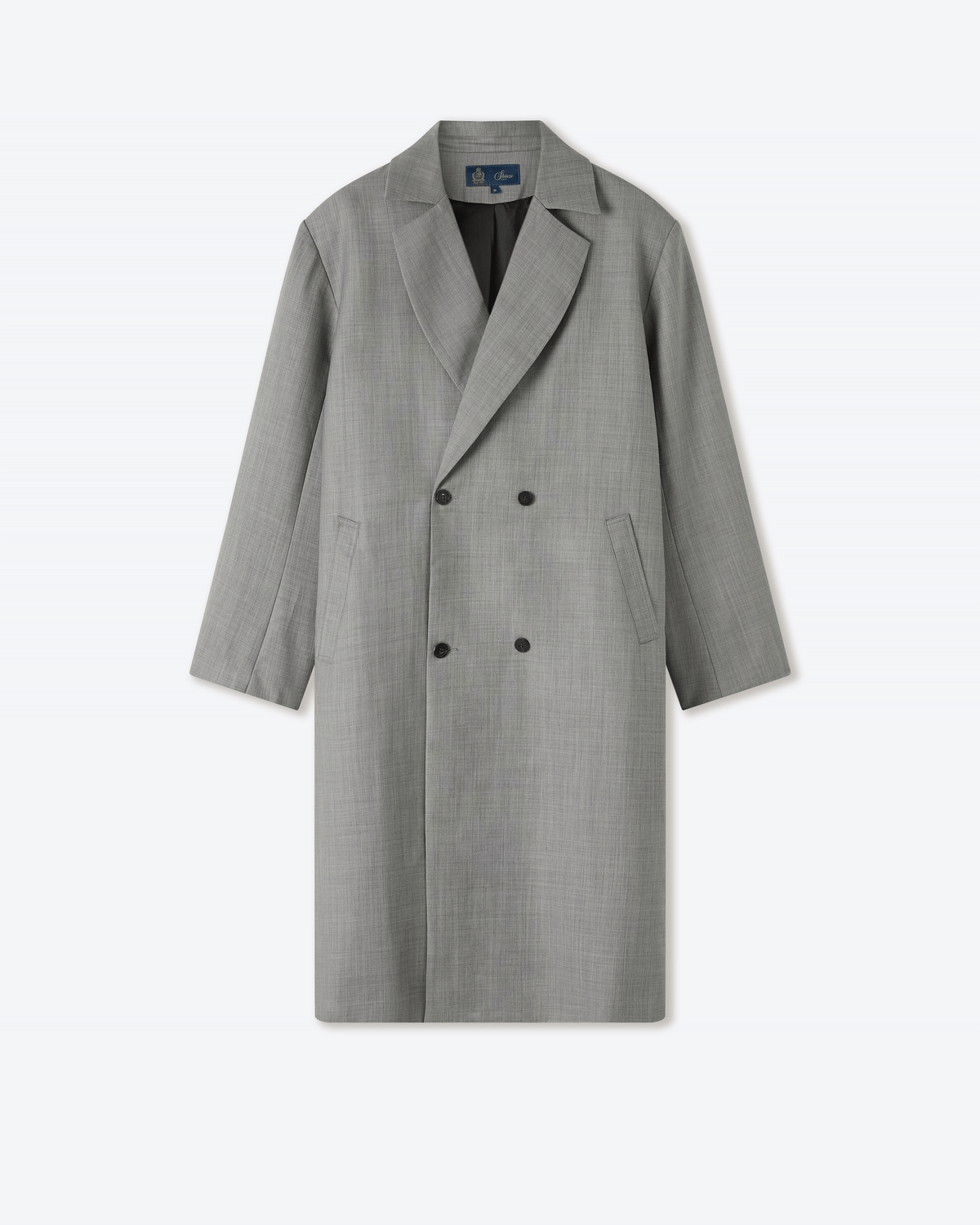 Ash Japanese Wool Suit Trench