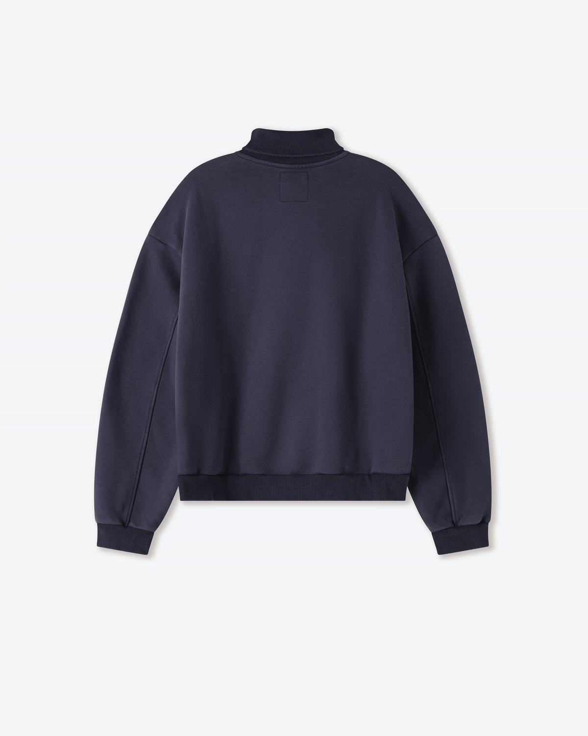 Washed Lavender Jersey Turtleneck Sweater