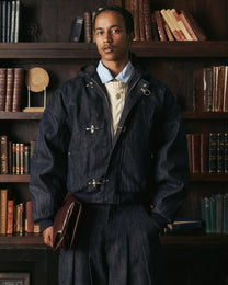Okayama Blue Raw Denim Clasp Jacket