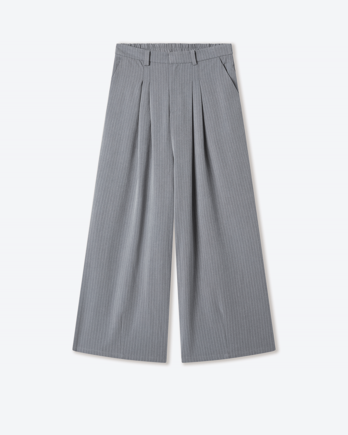 Ukiyo Grey Pinstripe Pants