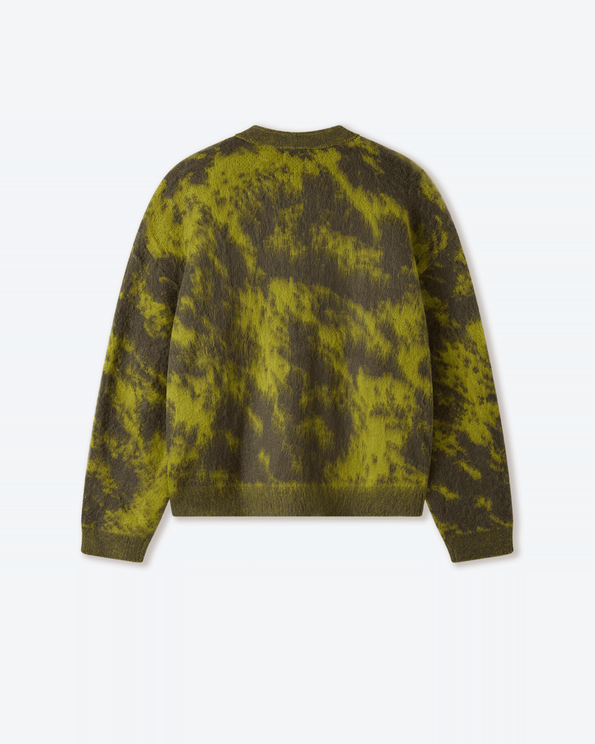 Wagara Green Mohair Cardigan