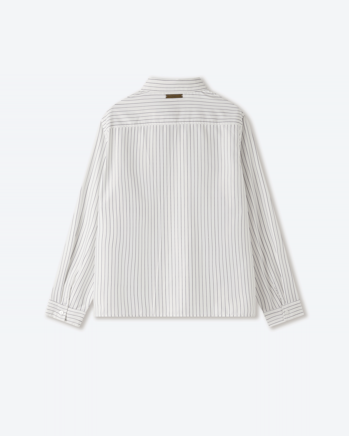 Sūtsu White Pinstripe Button Up Shirt